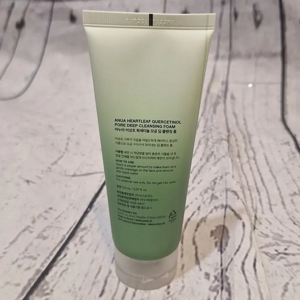 Anua Heartleaf Quercetinol Pore Deep Cleansing Foam 150ml/5.07 oz K-Beauty